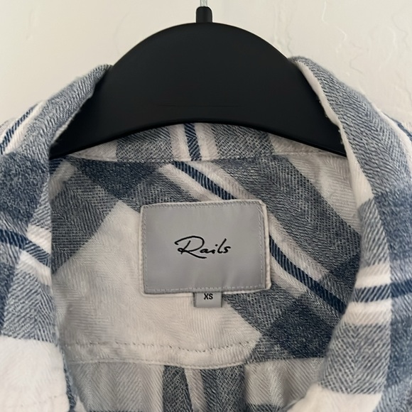 Rails plaid long sleeve top - Picture 3 of 7